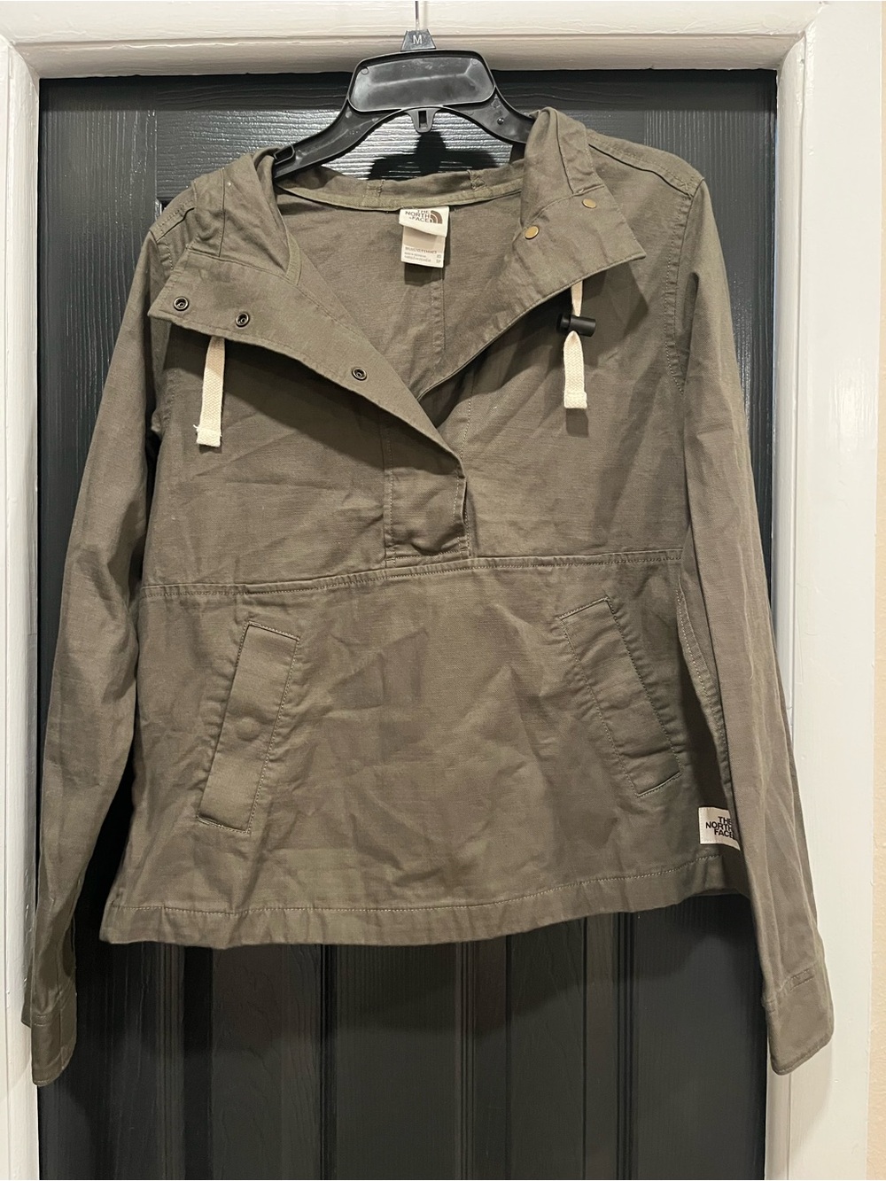 The North Face Women's Shipler Canvas Anorak Pullover Jacket - XS